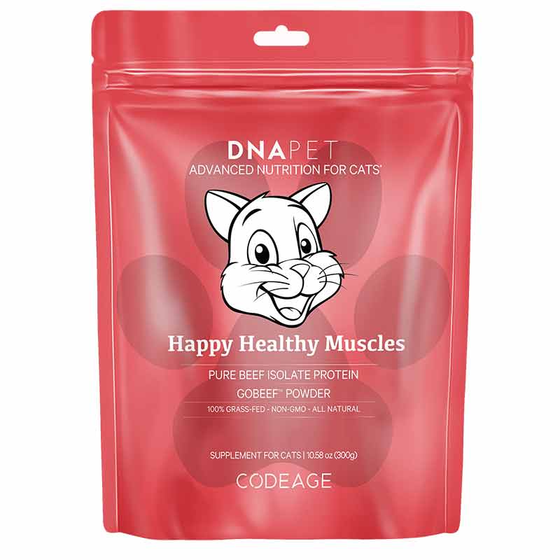 DNA PET Happy Healthy Muscles Powder for Cats, by Codeage