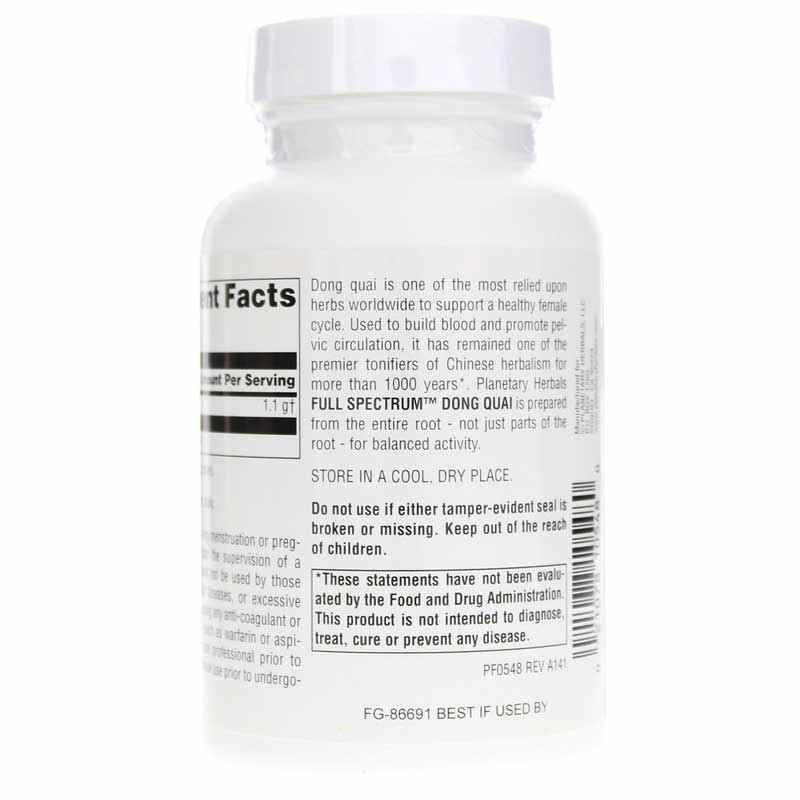 Dong Quai 550 Mg Full Spectrum, 120 Capsules, by Planetary Herbals, image #3