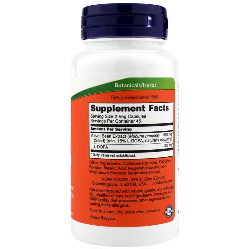 DOPA Mucuna, by NOW Foods, image #2