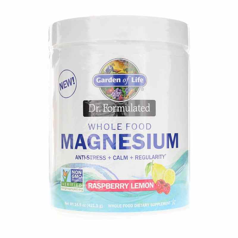 Dr. Formulated Whole Food Magnesium Raspberry Lemon, by Garden of Life
