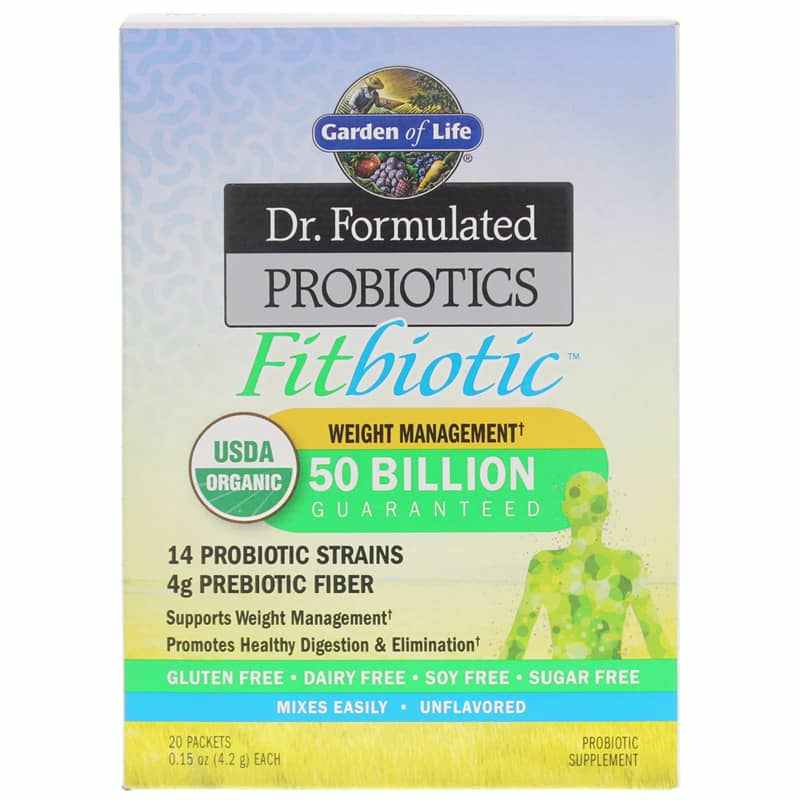 Dr. Formulated Probiotics Fitbiotic, by Garden of Life