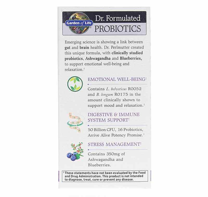 Dr. Formulated Probiotics Mood +, by Garden of Life, image #4