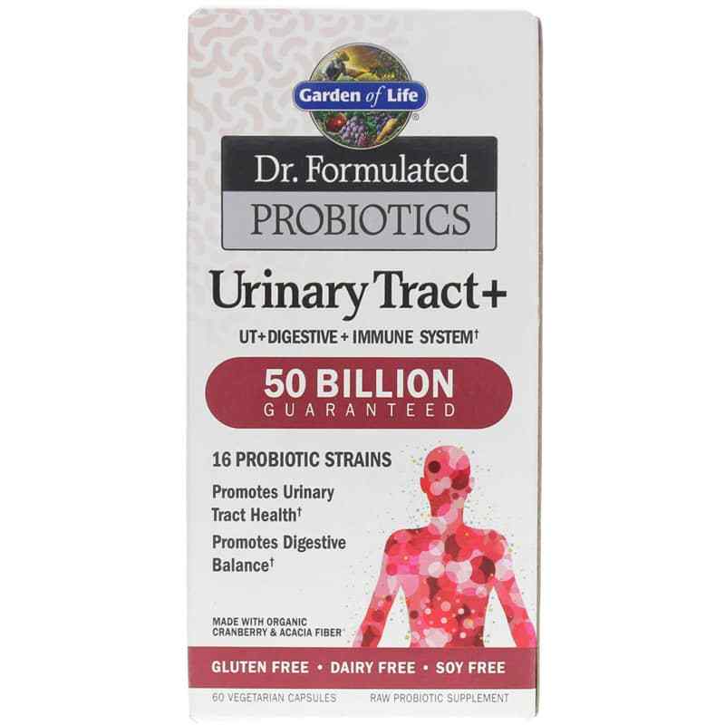 Bladder Probiotic Dr. Formulated Probiotics Urinary Tract +, Garden of Life ...