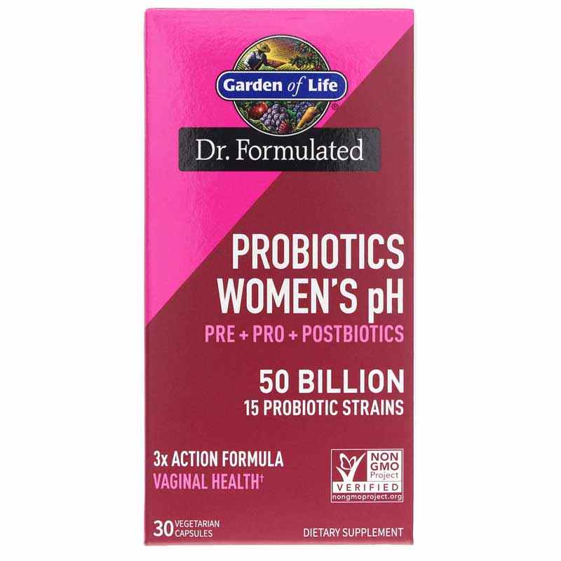 Dr. Formulated Probiotics Women's pH 50 Billion, by Garden of Life