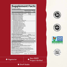 Supplement Facts label for Dr. Formulated URO Biotic showing ingredients including probiotics, cranberry, and digestive enzym