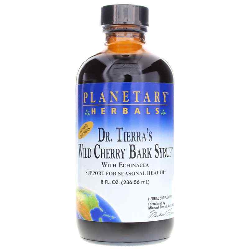 Dr Tierras Wild Cherry Bark Syrup, 8 Oz, by Planetary Herbals