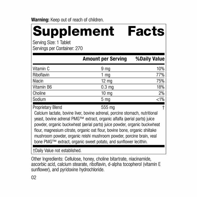 Drenamin, 270 Tablets, by Standard Process, image #2