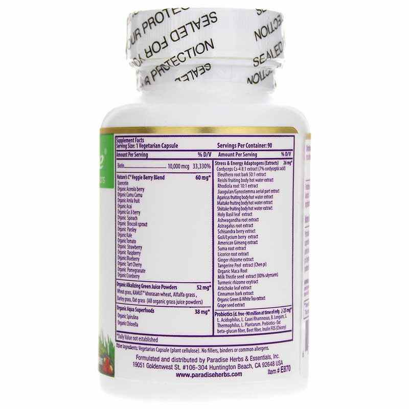 Earth's Blend Biotin, by Paradise Herbs, image #2
