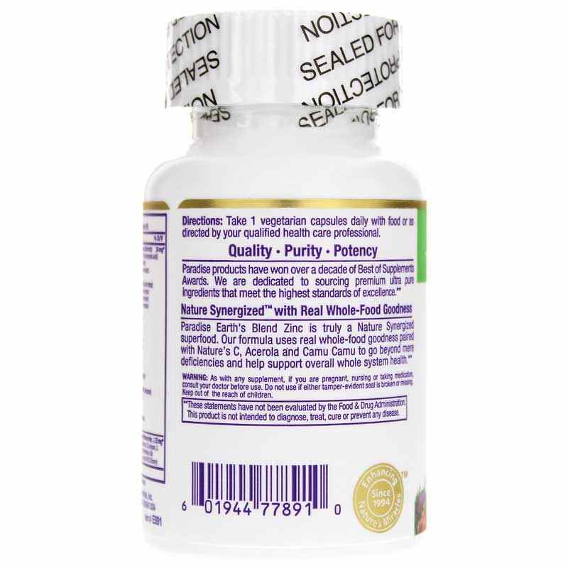 Earth's Blend Zinc Picolinate, by Paradise Herbs, image #3
