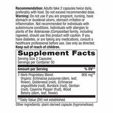 Echinacea Goldenseal Premium Blend, 100 Vegan Capsules, by Natures Way, image #2
