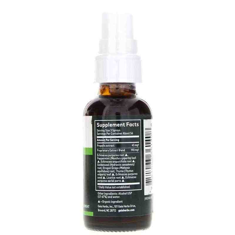 Echinacea Goldenseal Propolis Throat Spray, by Gaia Herbs, image #2
