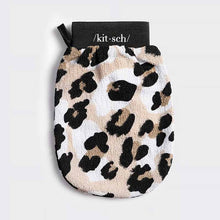 Eco-Friendly Exfoliating Glove - Leopard, by Kitsch, image #2