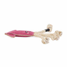 ecoZippy Suede & Rope Buddies Squid, by ZippyPaws, image #6