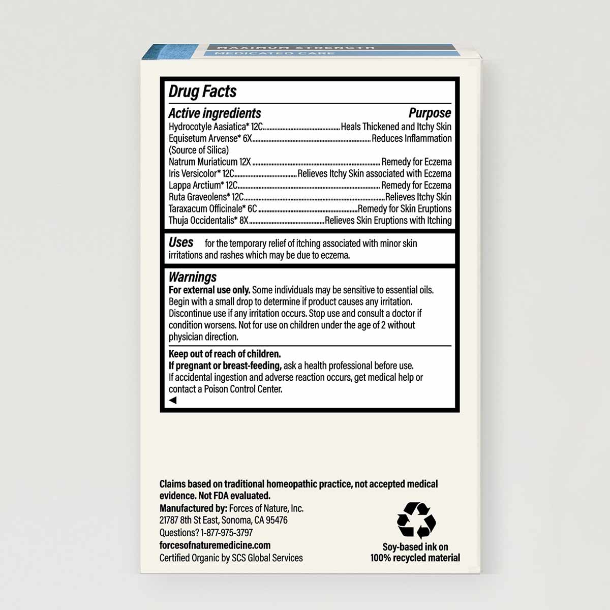 Eczema Relief, .37 Oz, by Forces Of Nature