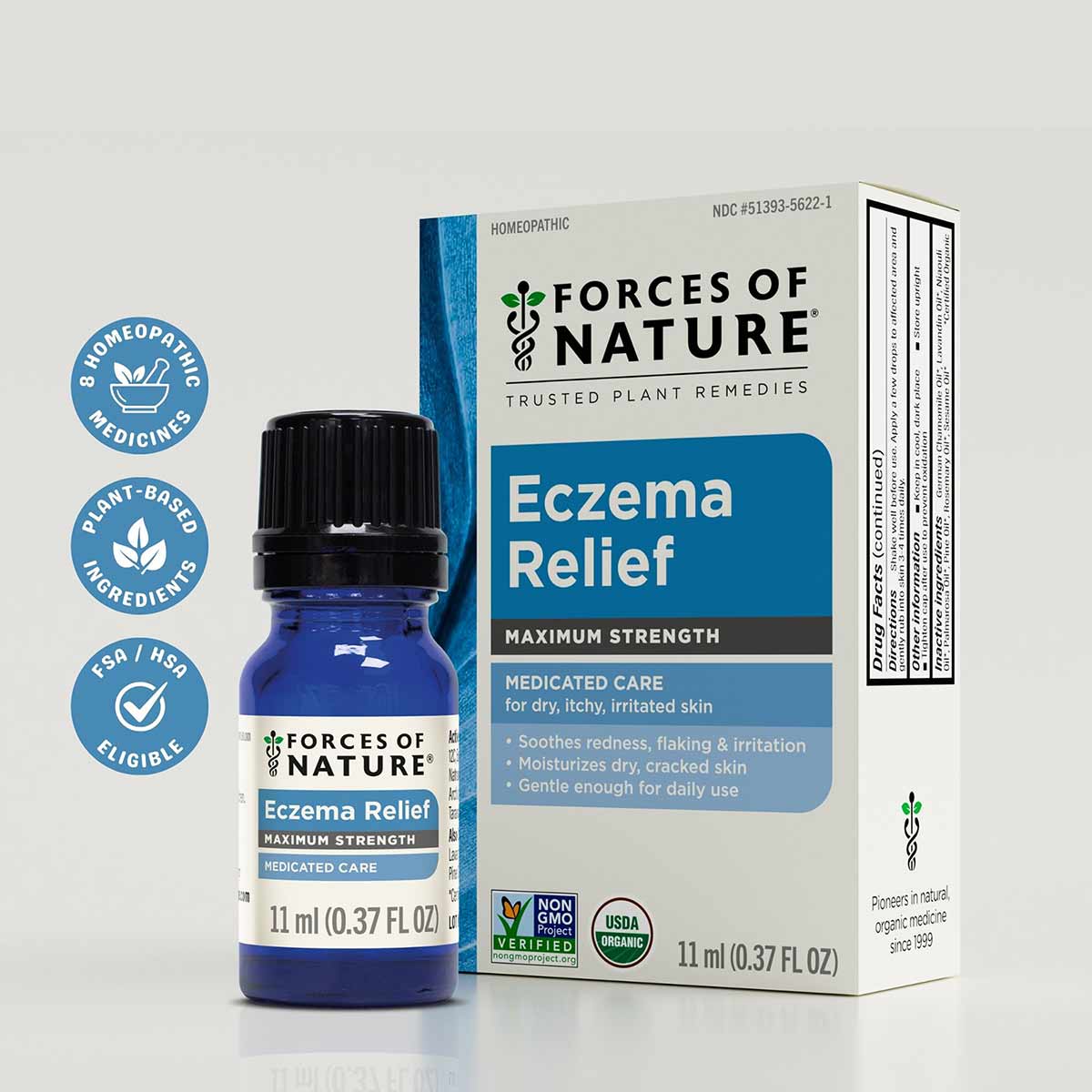 Eczema Relief, .37 Oz, by Forces Of Nature