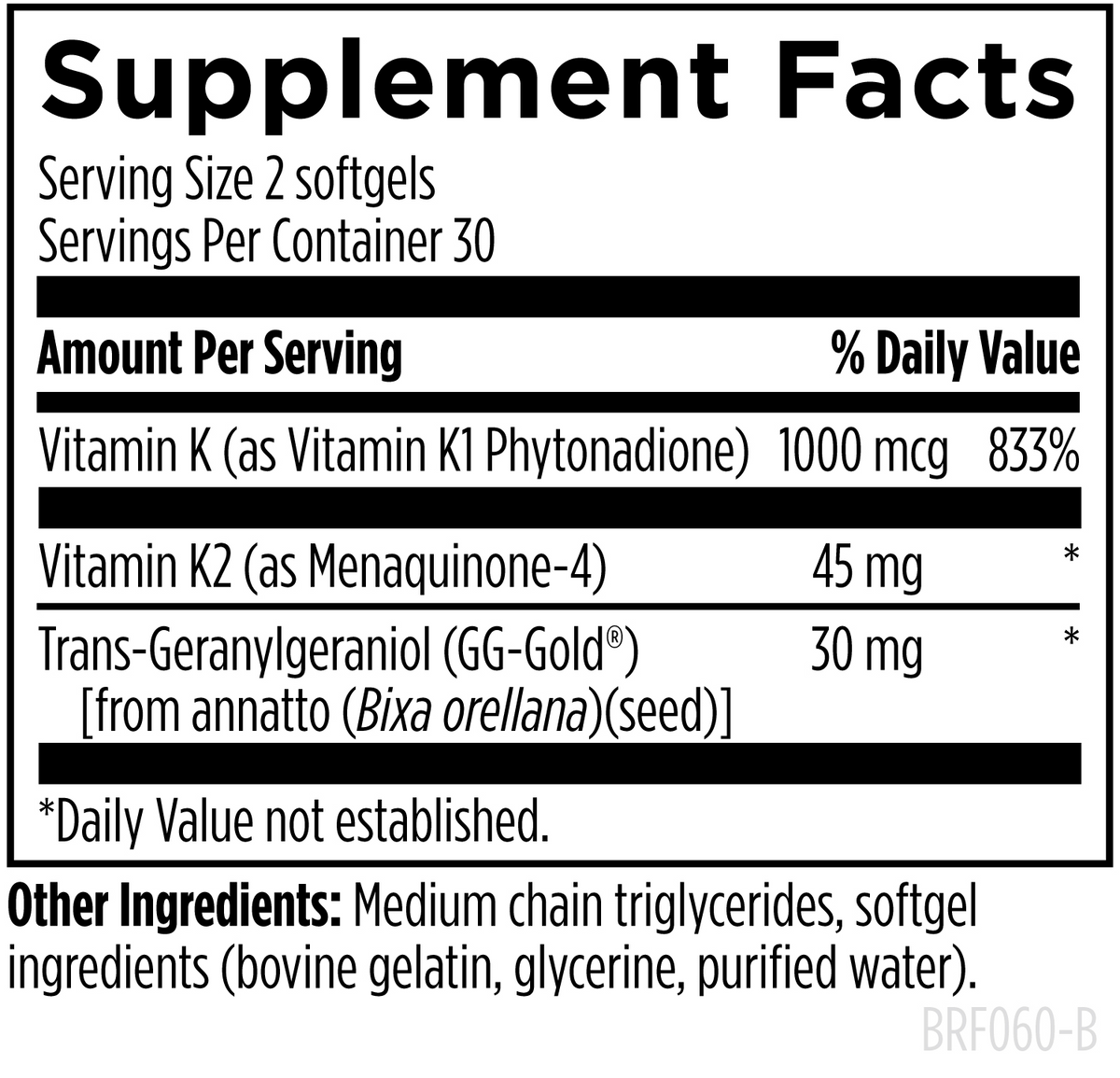 BRF 45, 60 Softgels, by Designs For Health