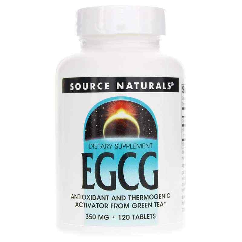 EGCG Antioxidant and Thermogenic Activator, 120 Tablets, by Source Naturals