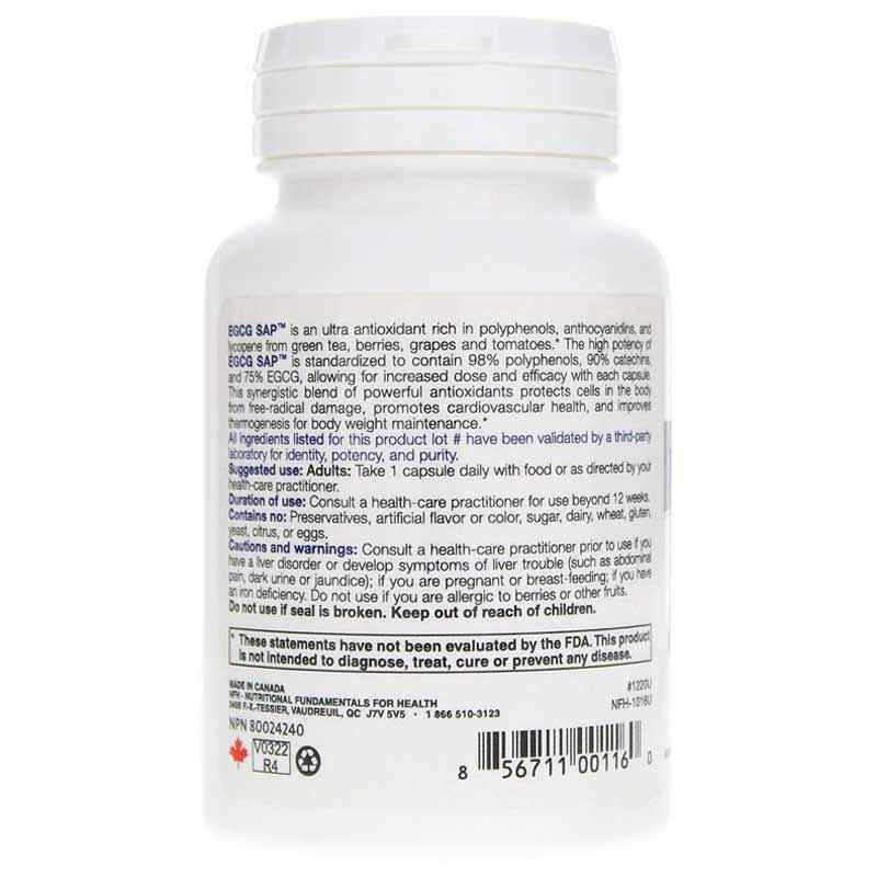 EGCG SAP, 30 Capsules, by NFH, image #3