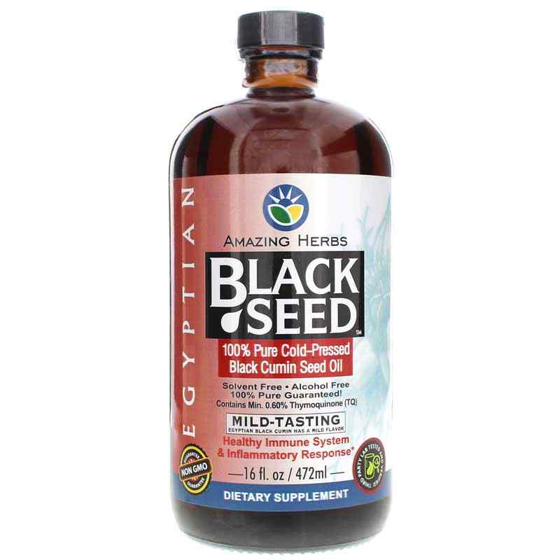 Egyptian Black Seed Oil, 16 Oz, by Amazing Herbs