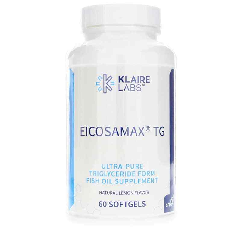 Eicosamax TG Ultra-Pure Fish Oil, 60 Softgels, by SFI Health