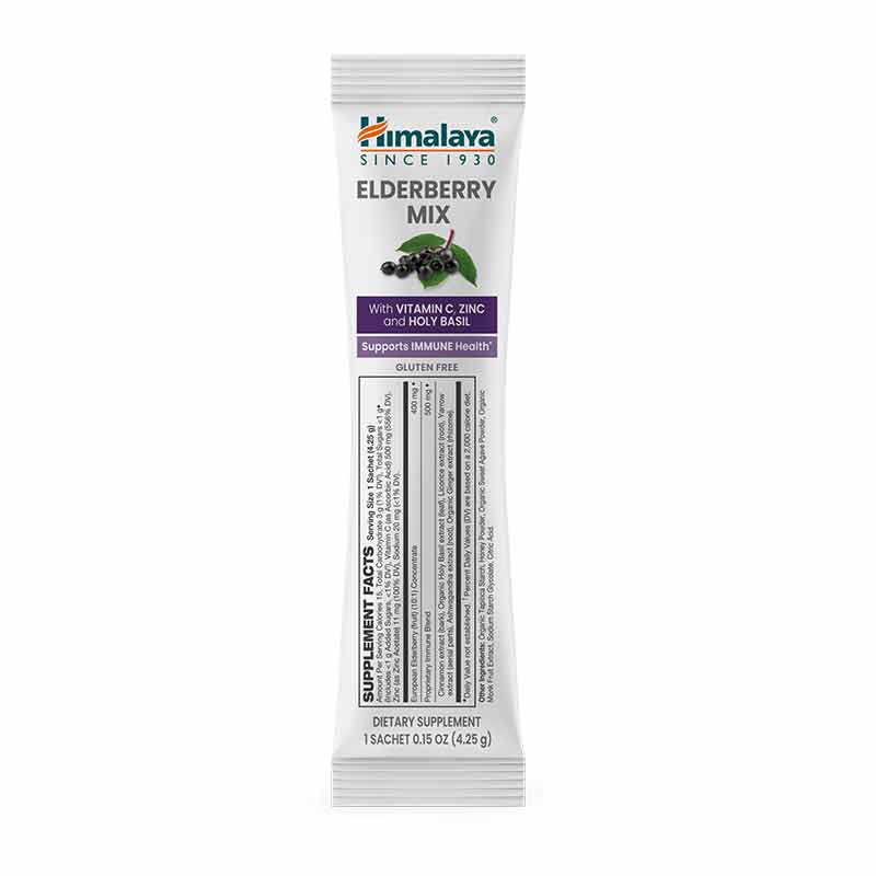 Elderberry Drink Mix, 10 Packets, by Himalaya, image #4