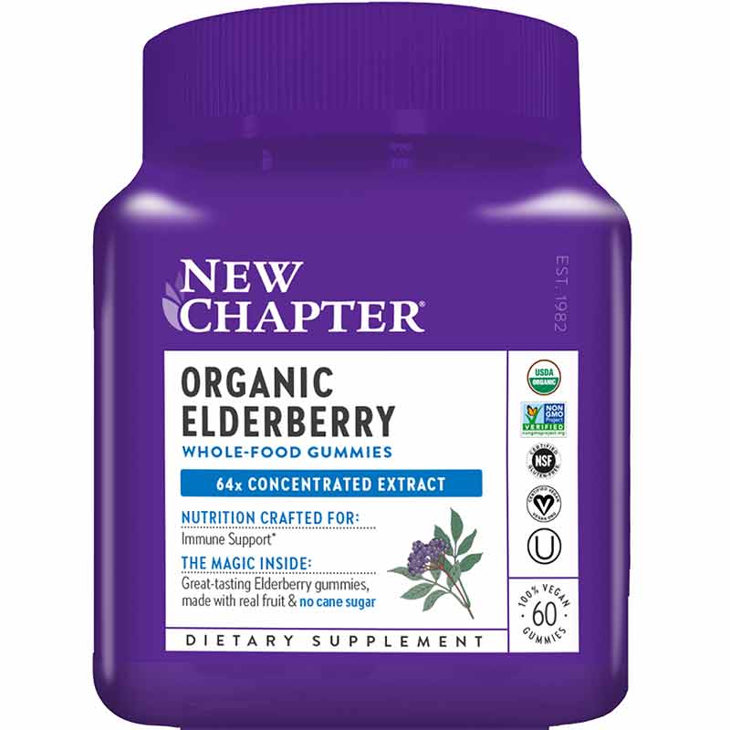 Elderberry Organic Gummies, by New Chapter