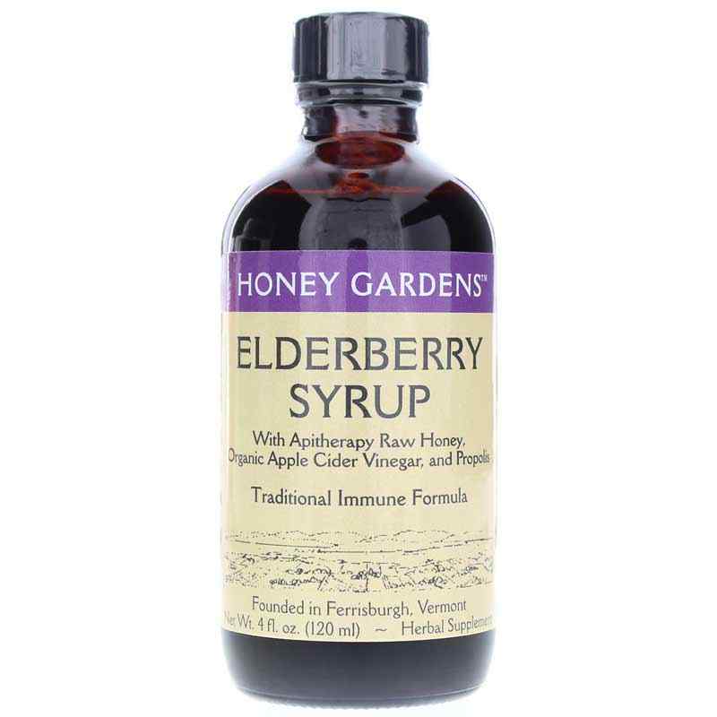 Elderberry Syrup, 4 Oz, by Honey Gardens