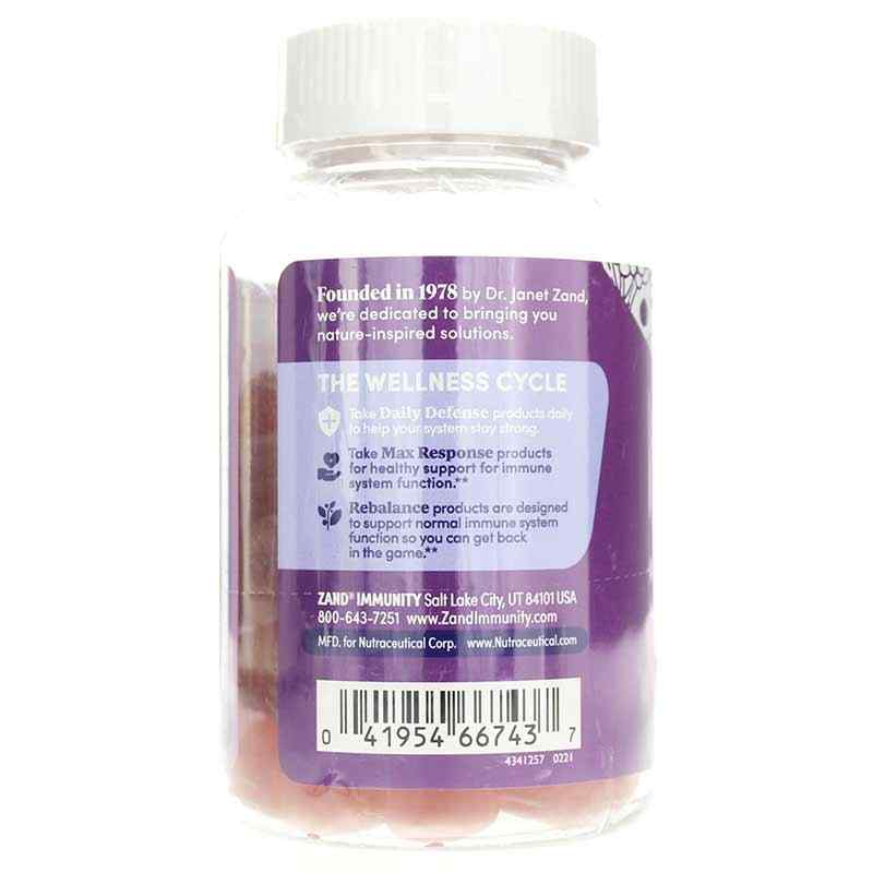 Elderberry Zinc Immunity Gummies, by Zand, image #3