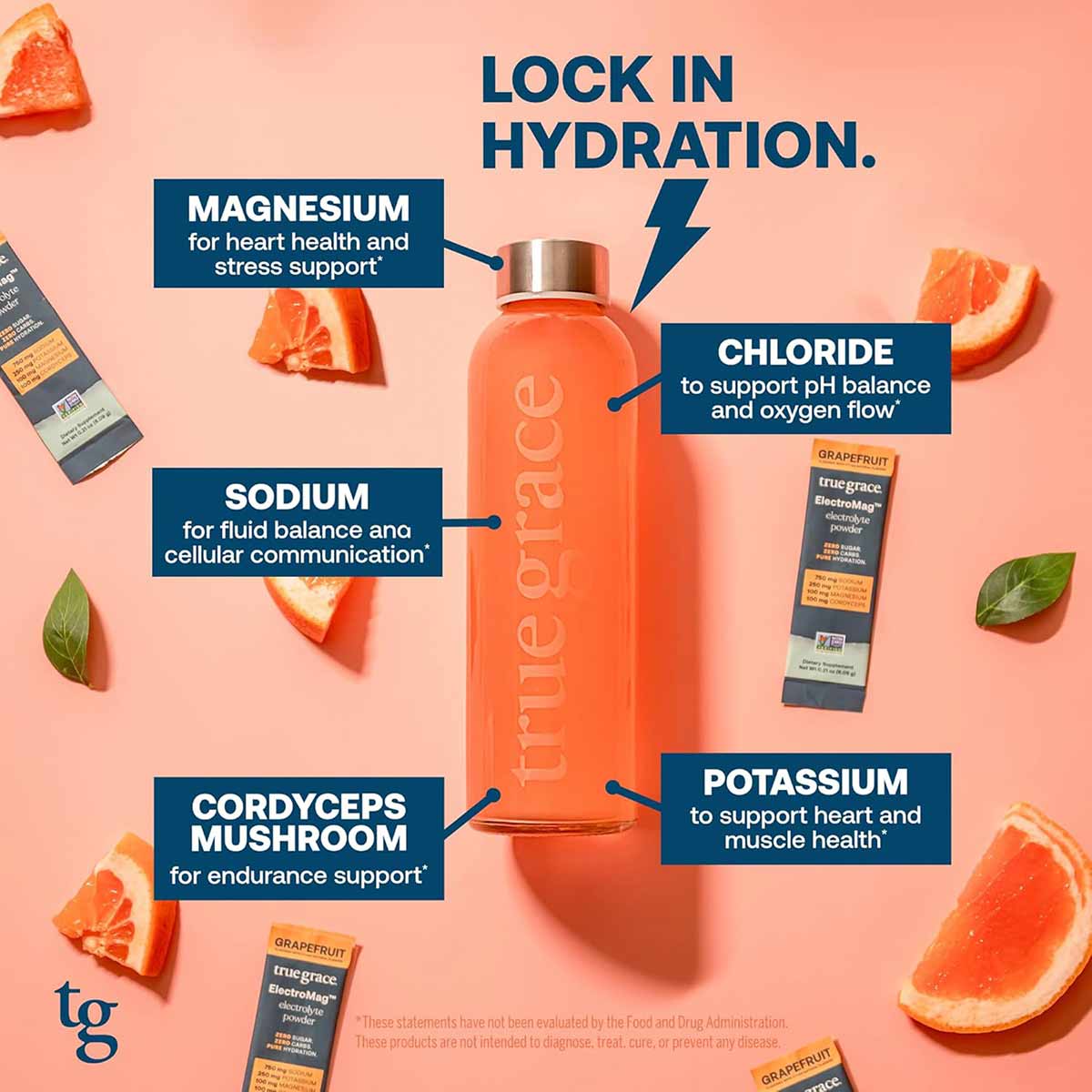 ElectroMag Electrolyte Stick, by True Grace
