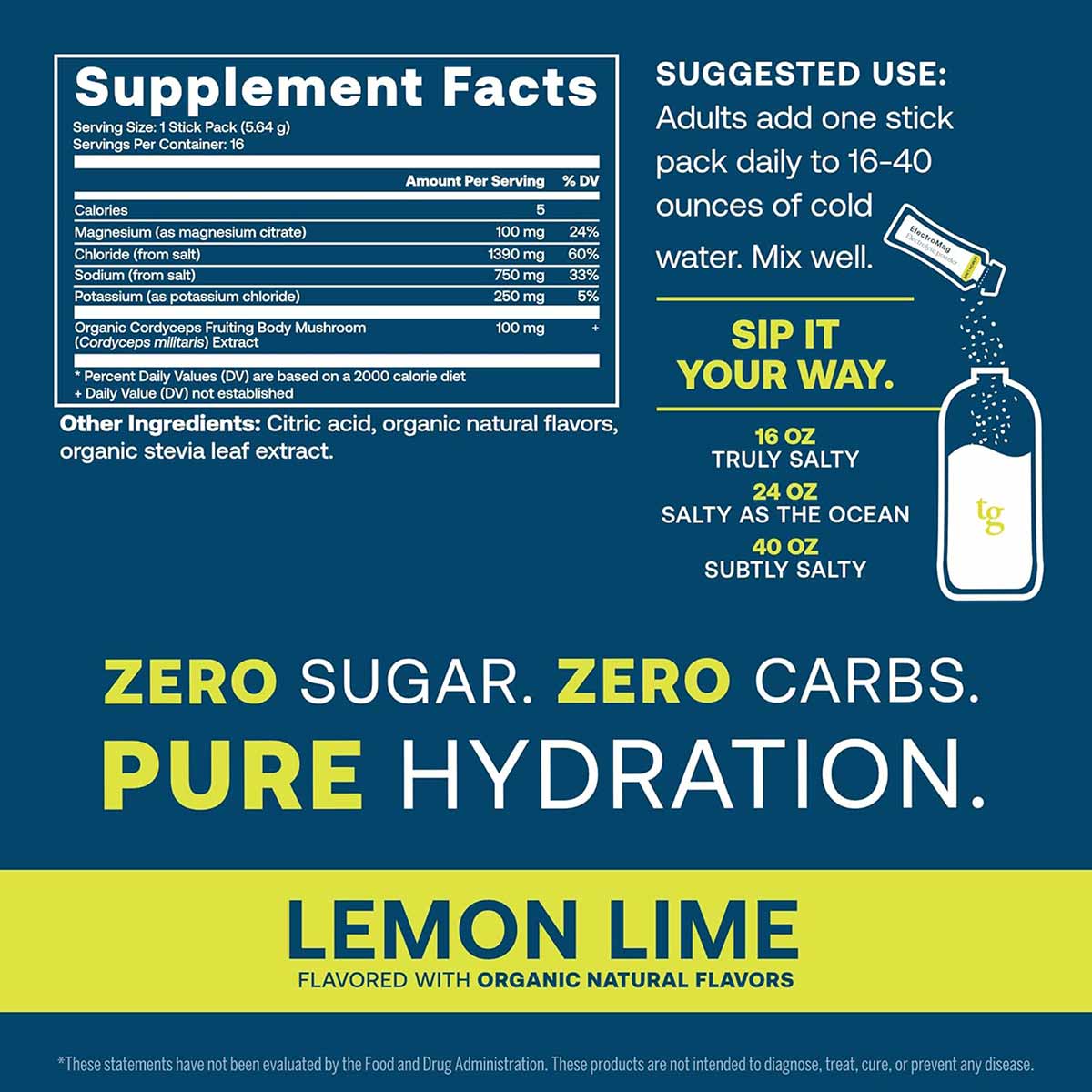 ElectroMag Electrolyte Stick, by True Grace