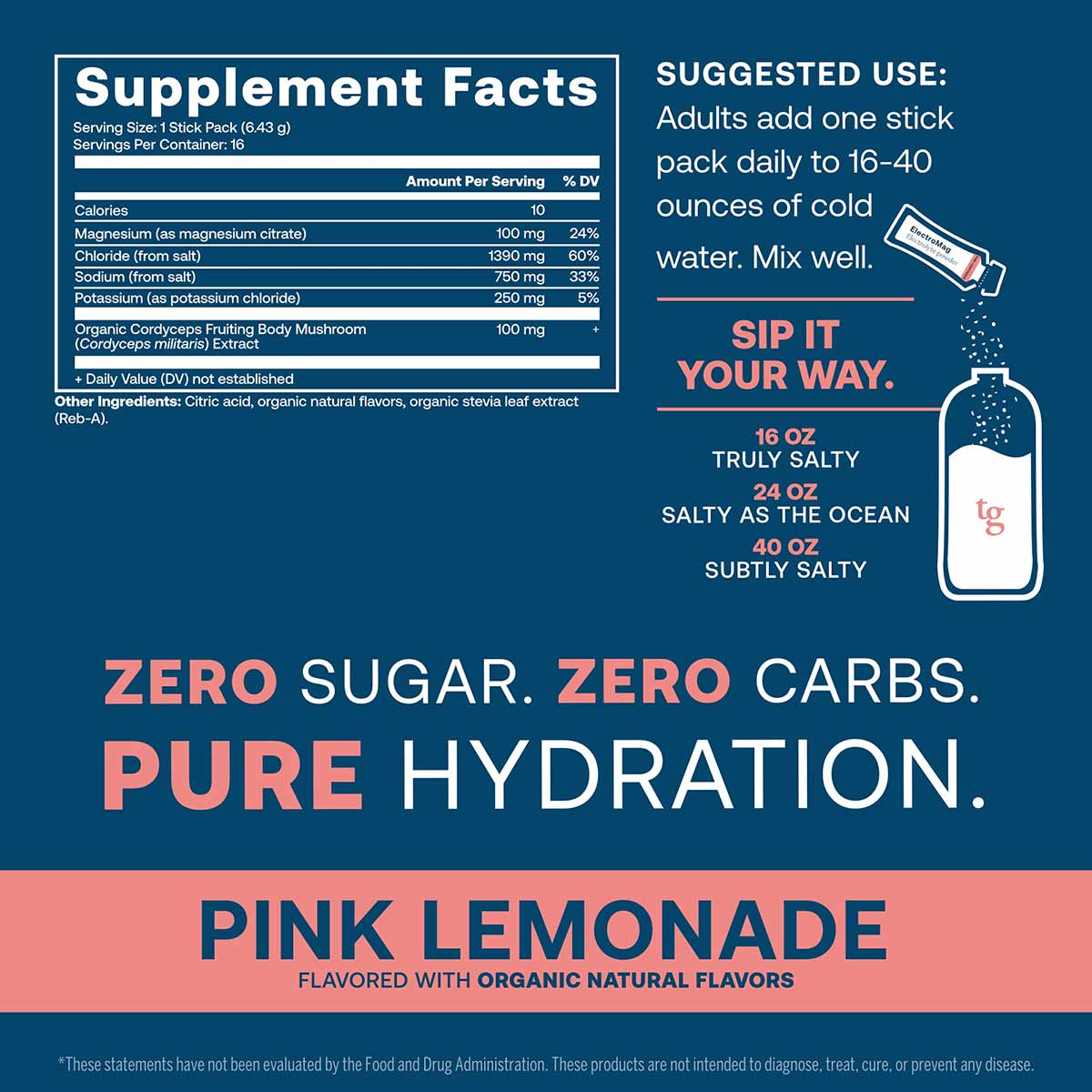 ElectroMag Electrolyte Stick, by True Grace
