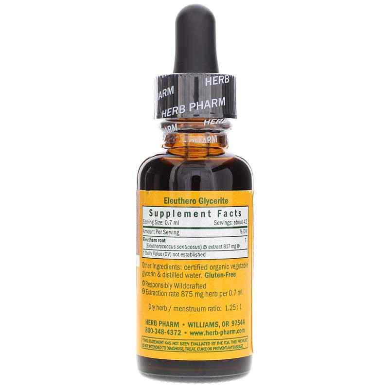 Eleuthero Extract Alcohol-Free, 1 Oz, by Herb Pharm, image #2