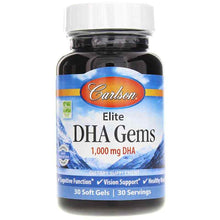 Elite DHA Gems, 30 Softgels, by Carlson Labs