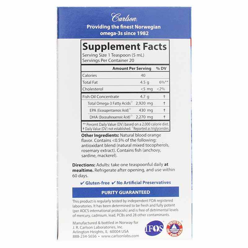 Elite DHA Liquid, by Carlson Labs, image #3