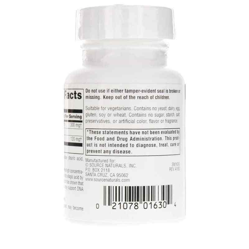 Ellagic Active 300 Mg, 60 Tablets, by Source Naturals, image #3