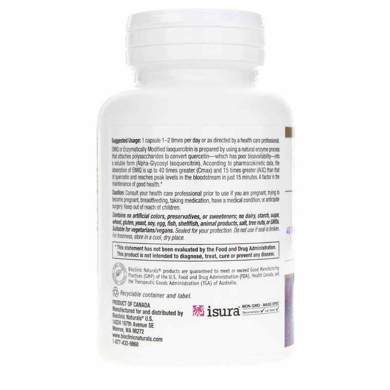 EMIQ Activated Quercetin, by Bioclinic Naturals, image #3