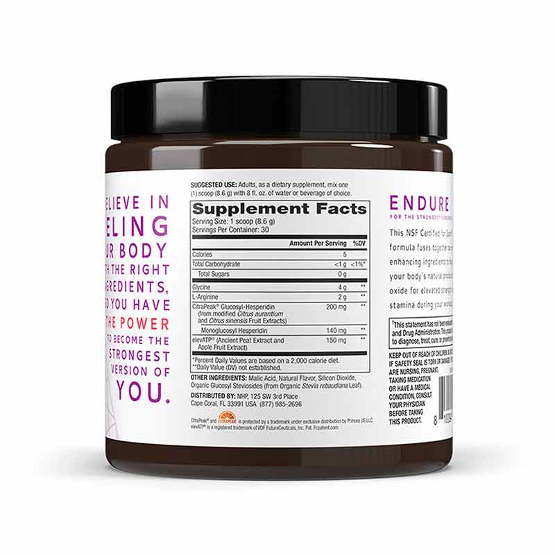 Endurance with Glycine + L-Arginine, Berry Blast, 30 Servings, by Pure Power, image #2