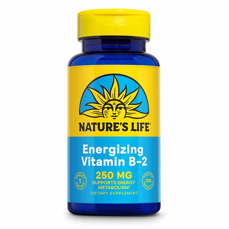 Energizing Vitamin B-2 250 Mg, by Natures Life