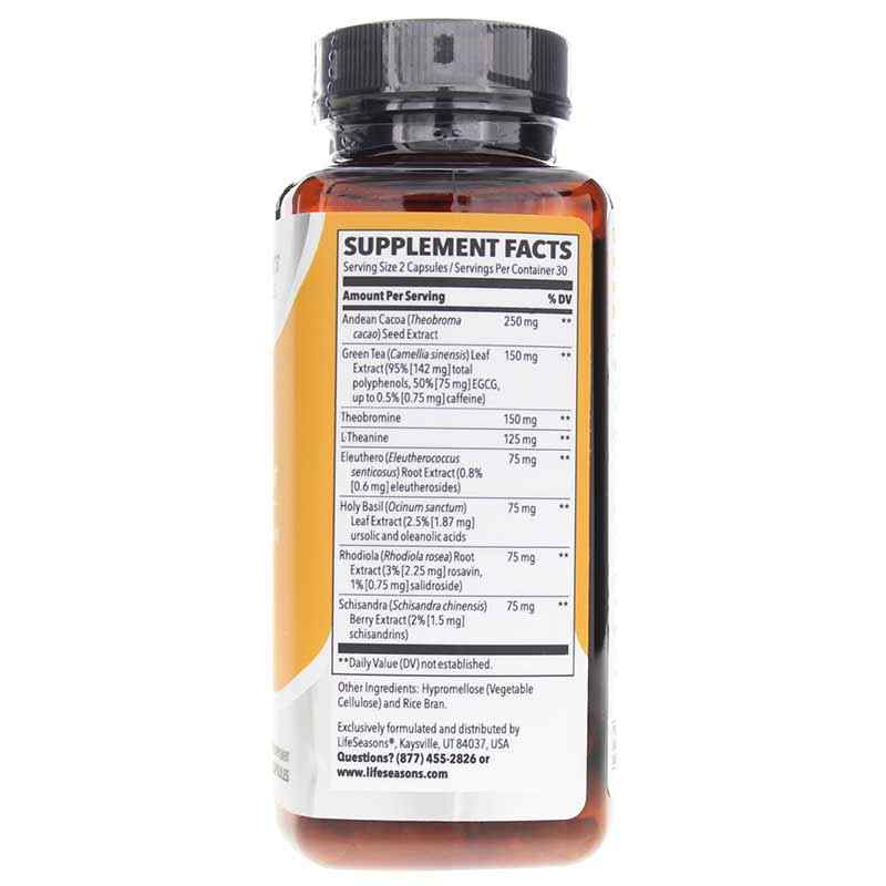 Energy, 60 Veg Capsules, by LifeSeasons, image #2