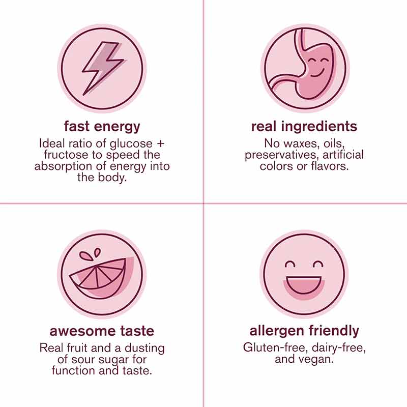 Energy Chews Sport Fuel, Raspberry, 10 Packets, by Skratch Labs, image #3