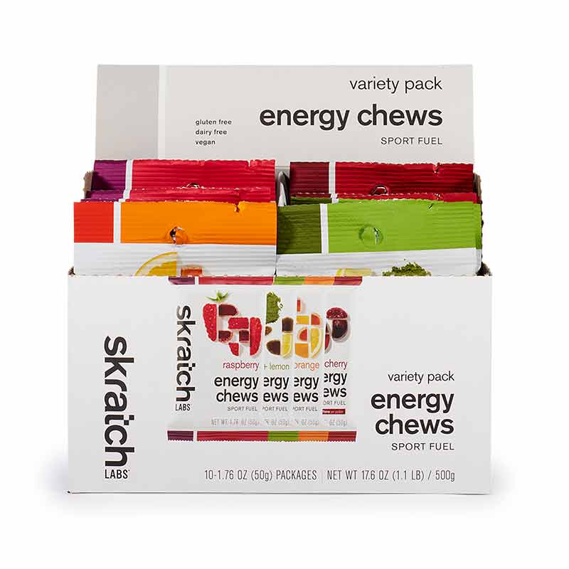 Energy Chews Sport Fuel, Variety, 10 Packets, by Skratch Labs