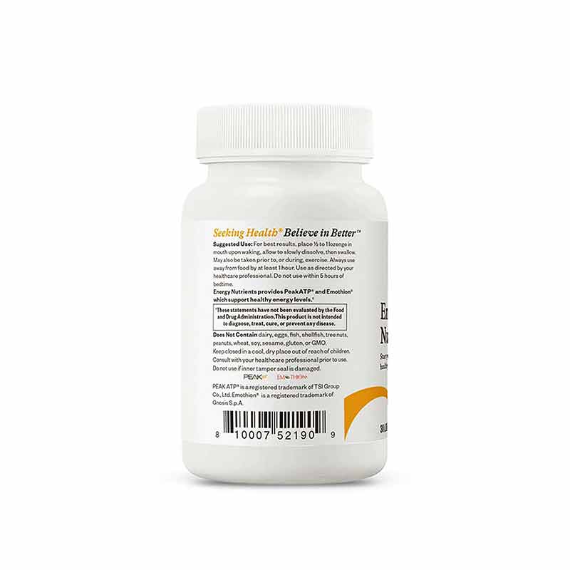 Energy Nutrients Lozenges, 30 Lozenges, by Seeking Health, image #2