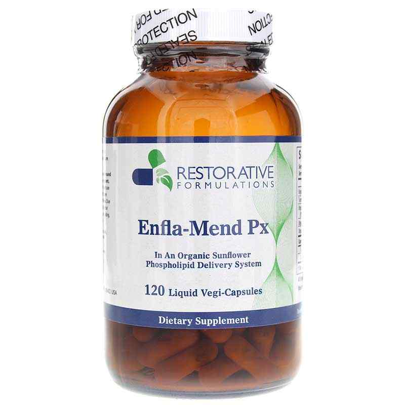 Enfla-Mend Px, 120 Liquid Veg Capsules, by Restorative Formulations