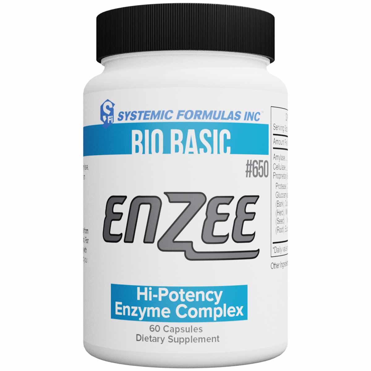 Enzee Hi-Potency Enzyme Complex, 60 Capsules, by Systemic Formulas