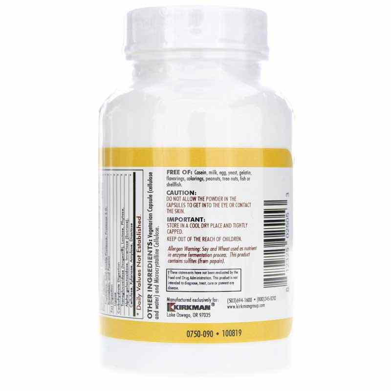 EnZym Complete/DPP-IV II w/Isogest, 90 Capsules, by Kirkman, image #3