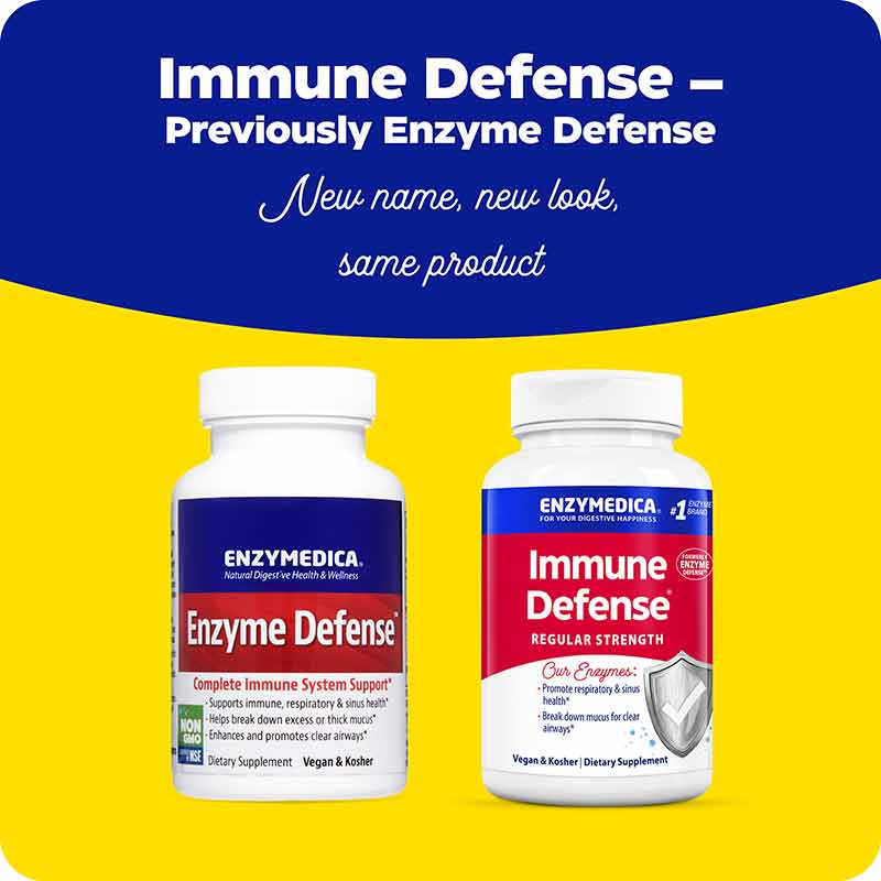 Immune Defense, 120 Capsules, by Enzymedica, image #9