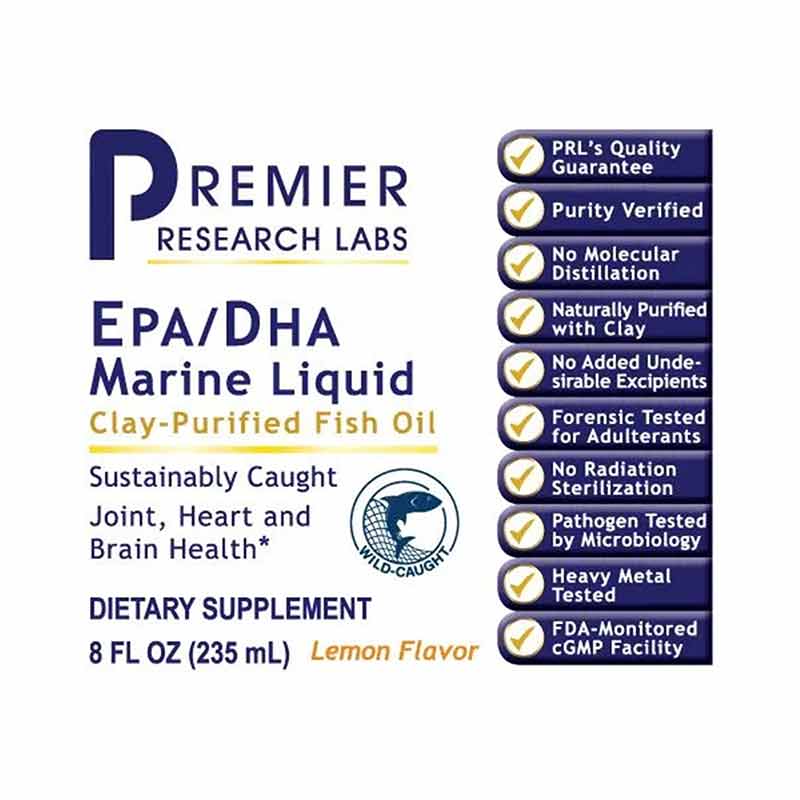 EPA/DHA Marine Liquid Fish Oil Concentrate, by Premier Research Labs, image #2