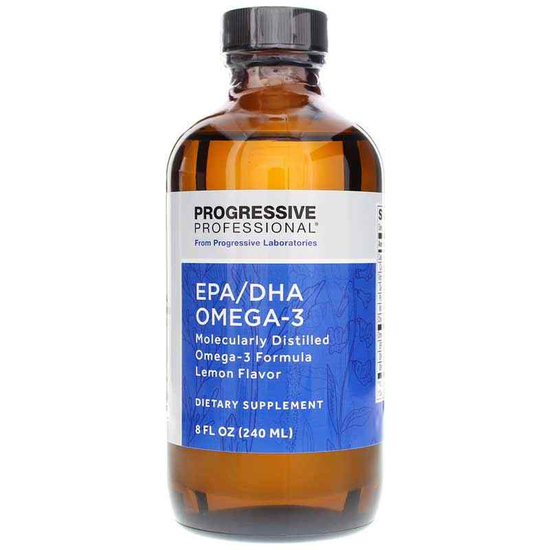 EPA/DHA Omega-3 Liquid Lemon Flavor, by Progressive Labs