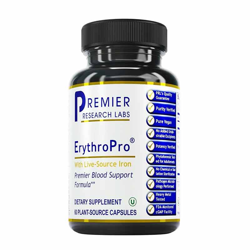 ErythroPro Blood Support Formula, by Premier Research Labs