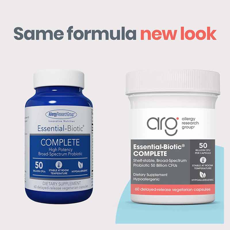 Essential-Biotic Complete Formula Probiotic 50 Billion CFU, by Allergy Research Group, image #2